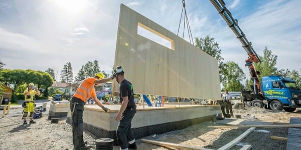 Flamskydd av KL-trä