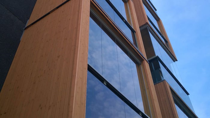 Woodia CLT balconies